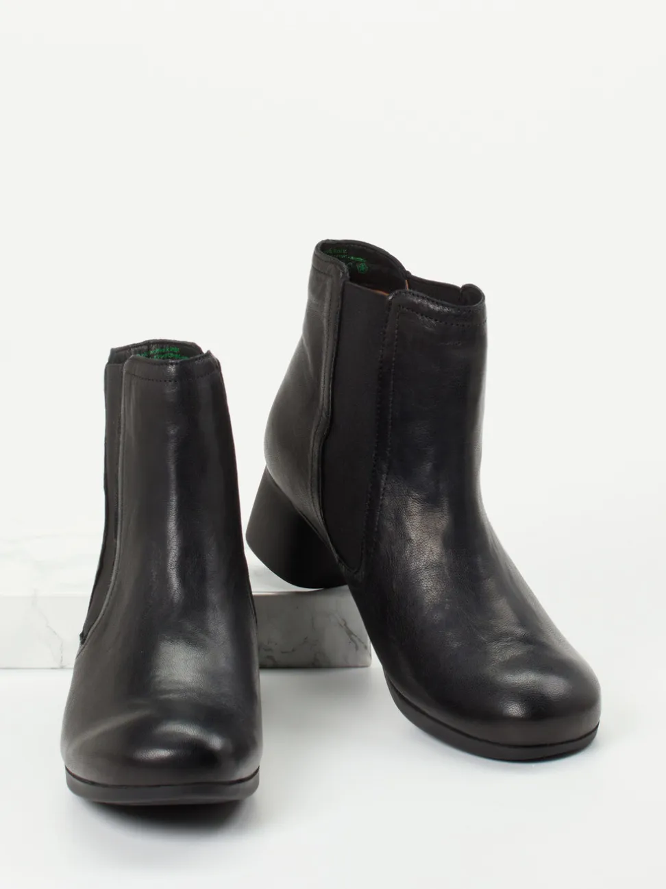 Think – Chelsea-Stiefelette aus Lammleder schwarz