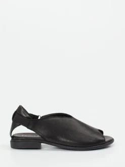 Think – Sandalen aus Lammleder in Schwarz