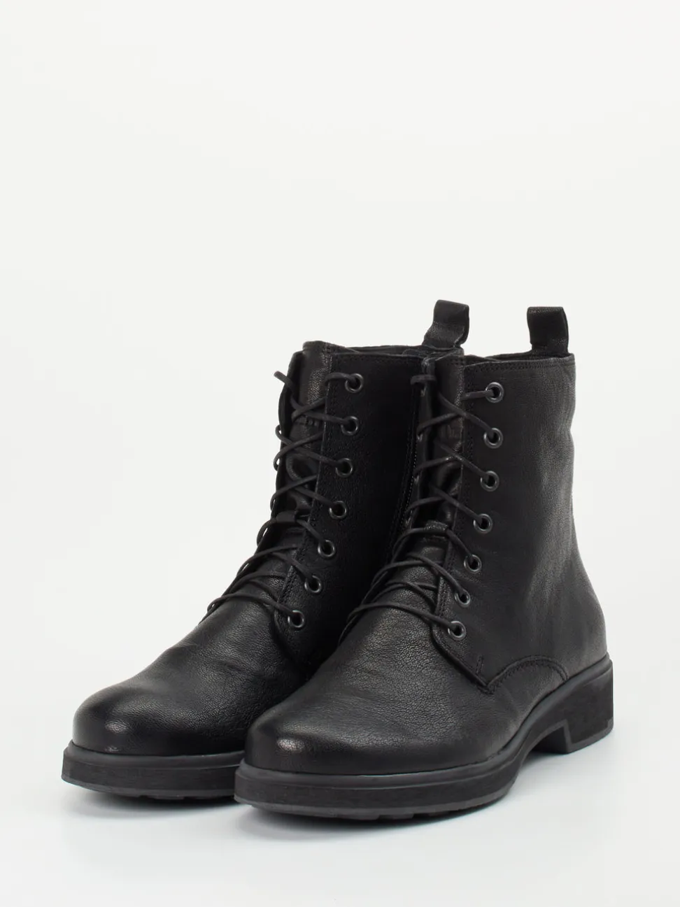Think – Schnürboots aus Kalbleder Schwarz