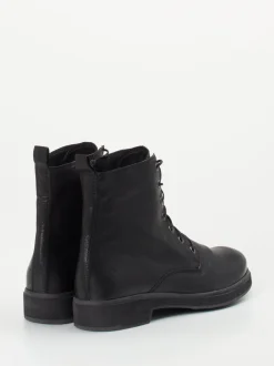 Think – Schnürboots aus Kalbleder Schwarz