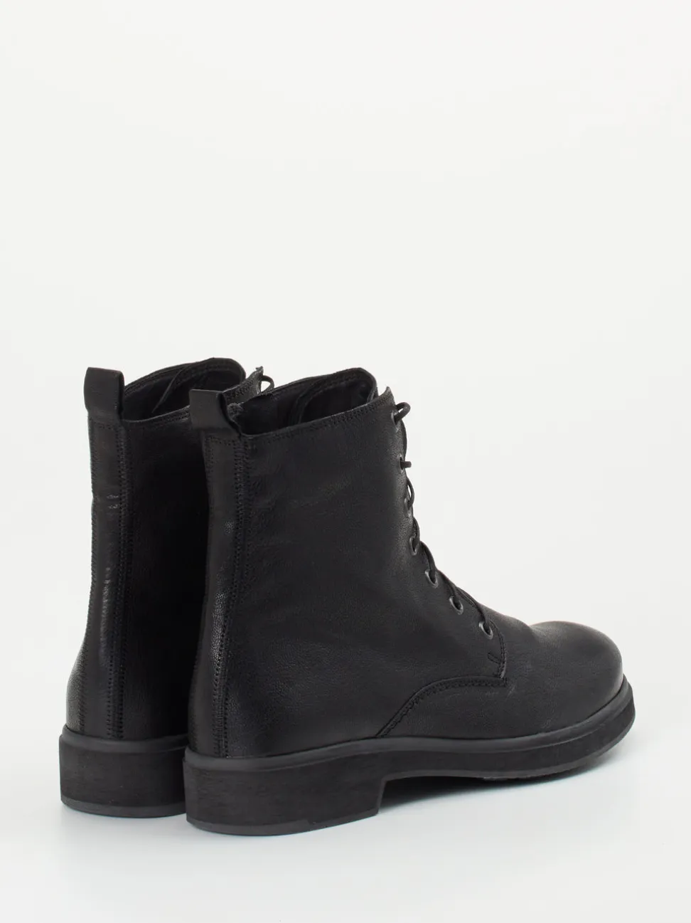 Think – Schnürboots aus Kalbleder Schwarz