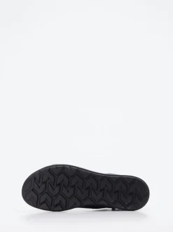 Think – Schnürboots aus Veloursleder Dunkelblau
