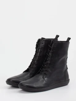 Think – Schnür-Boots aus Ziegenleder schwarz