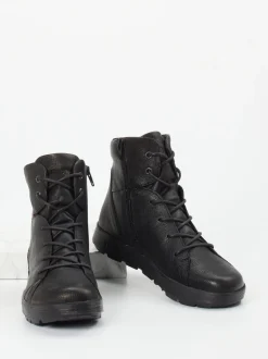 Think – Schnürboots aus Ziegenleder schwarz