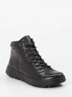 Think – Schnürboots aus Ziegenleder schwarz