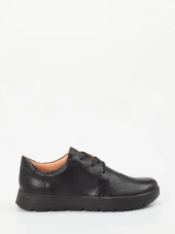 Think – Schnürschuh aus Lammleder schwarz