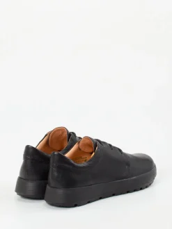 Think – Schnürschuh aus Lammleder schwarz