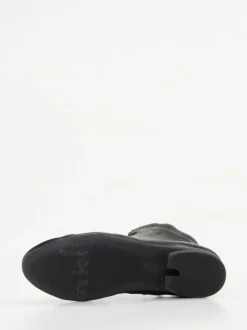Think – Schnürstiefelette aus Kalbleder Schwarz