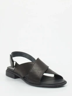 Think – Slingback-Sandalen aus Kalbleder Schwarz