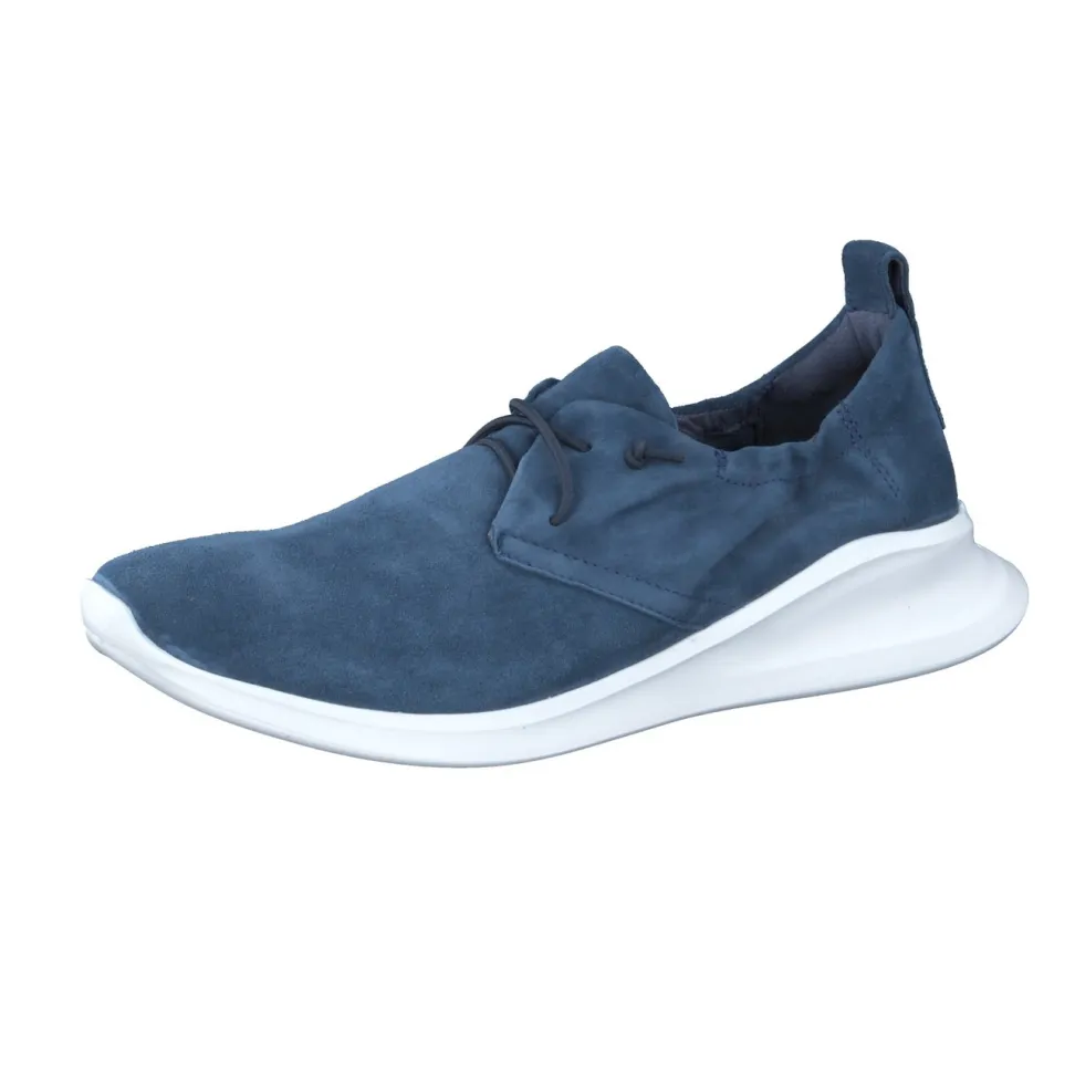 Think – Slip-On aus Veloursleder Dunkelblau