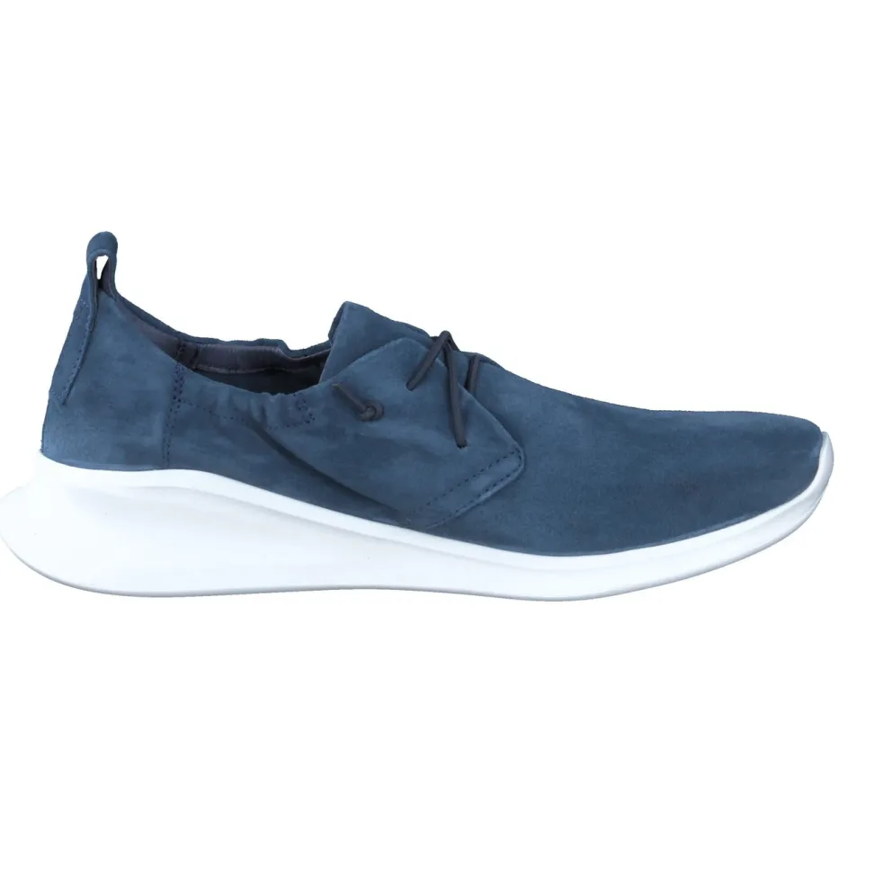 Think – Slip-On aus Veloursleder Dunkelblau