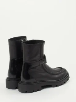 Tod's – Biker-Stiefelette aus Kalbleder Schwarz