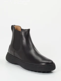 Tod's – Chelsea Boots aus Kalbleder schwarz