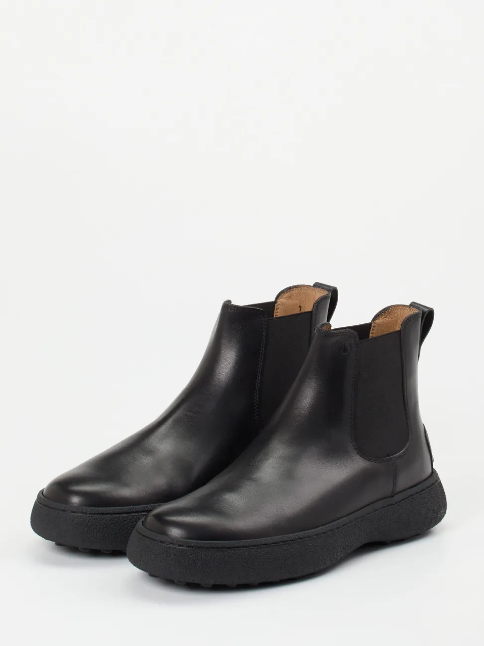 Tod's – Chelsea Boots aus Kalbleder schwarz