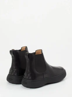 Tod's – Chelsea Boots aus Kalbleder schwarz