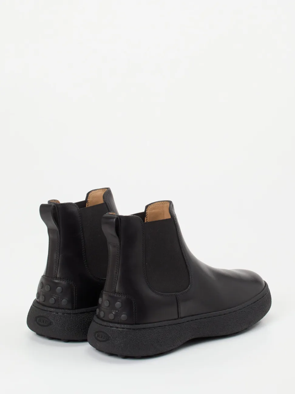 Tod's – Chelsea Boots aus Kalbleder schwarz