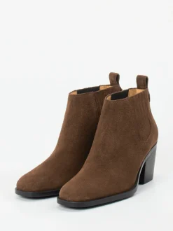 Tod's – Chelsea Boots aus Veloursleder Braun
