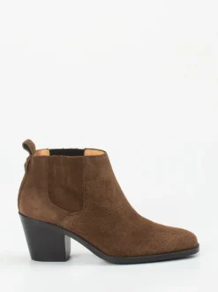 Tod's – Chelsea Boots aus Veloursleder Braun