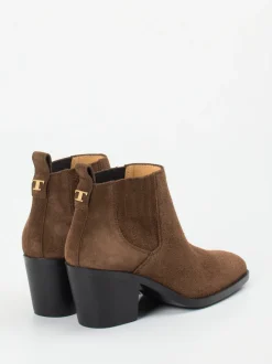 Tod's – Chelsea Boots aus Veloursleder Braun