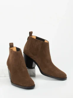Tod's – Chelsea Boots aus Veloursleder Braun