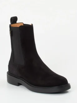 Tod's – Chelsea Boots aus Veloursleder schwarz