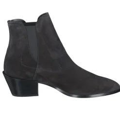 Tod's – Chelsea-Stiefelette aus Veloursleder schwarz