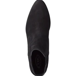 Tod's – Chelsea-Stiefelette aus Veloursleder schwarz