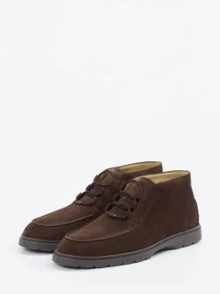 Tod's – Desert Boots aus Veloursleder Dunkelbraun