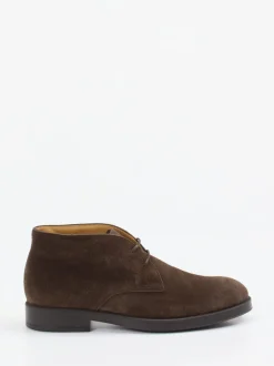 Tod's – Desert Boots aus Veloursleder Dunkelbraun