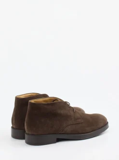 Tod's – Desert Boots aus Veloursleder Dunkelbraun