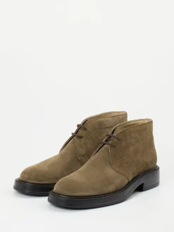 Tod's – Desert Boots aus Veloursleder schlammbraun