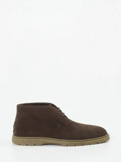 Tod's – Desert Boots aus Veloursleder braun