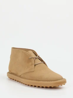 Tod's – Desert Boots aus Veloursleder beige
