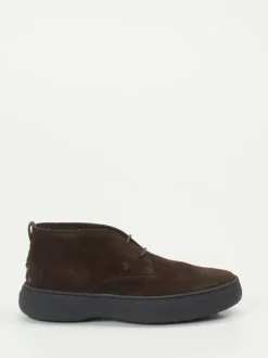 Tod's – Desert Boots aus Veloursleder braun