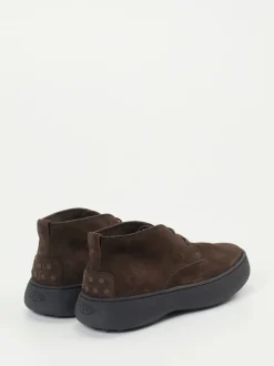 Tod's – Desert Boots aus Veloursleder braun