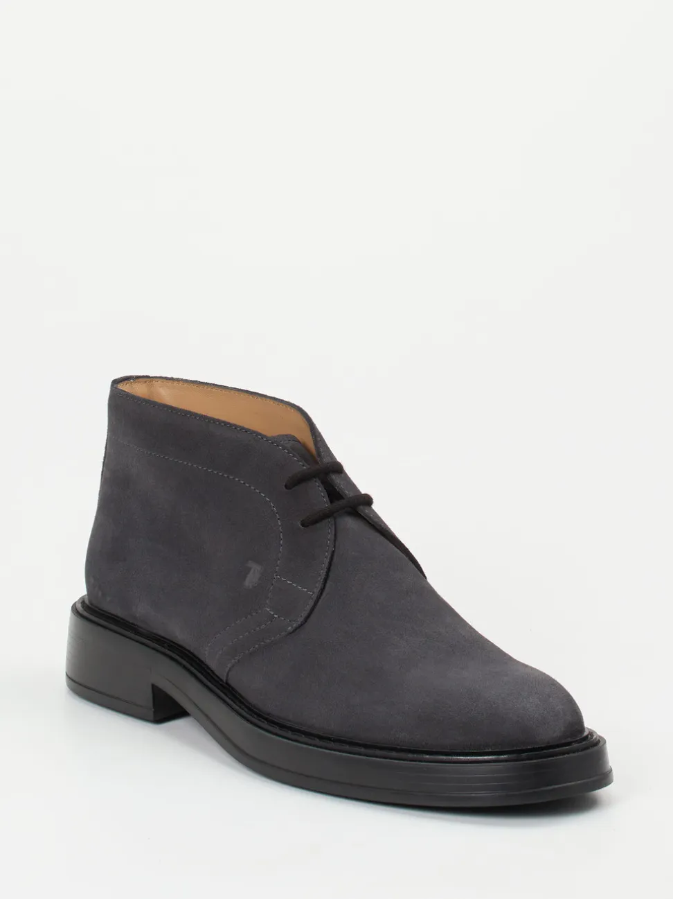 Tod's – Desert Boots aus Veloursleder anthrazit