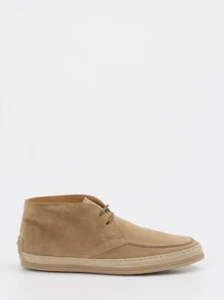 Tod's – Desert Boots aus Veloursleder Beige