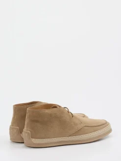 Tod's – Desert Boots aus Veloursleder Beige