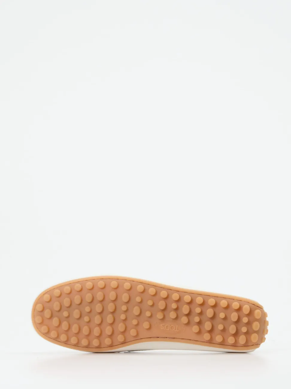 Tod's – Loafer aus geprägtem Leder in Weiß