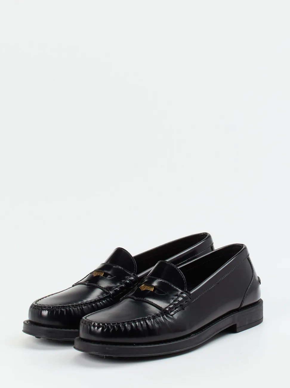 Tod's – Loafer aus Hochglanzleder Schwarz