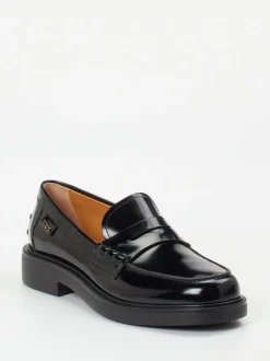 Tod's – Loafer aus Hochglanzleder schwarz