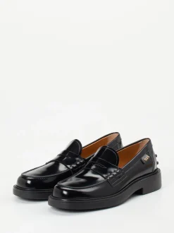 Tod's – Loafer aus Hochglanzleder schwarz
