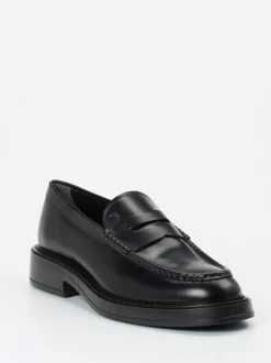 Tod's – Loafer aus Hochglanzleder schwarz