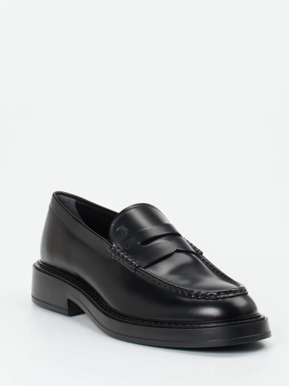 Tod's – Loafer aus Hochglanzleder schwarz