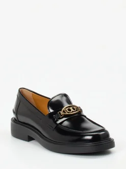 Tod's – Loafer aus Hochglanzleder schwarz