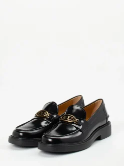 Tod's – Loafer aus Hochglanzleder schwarz
