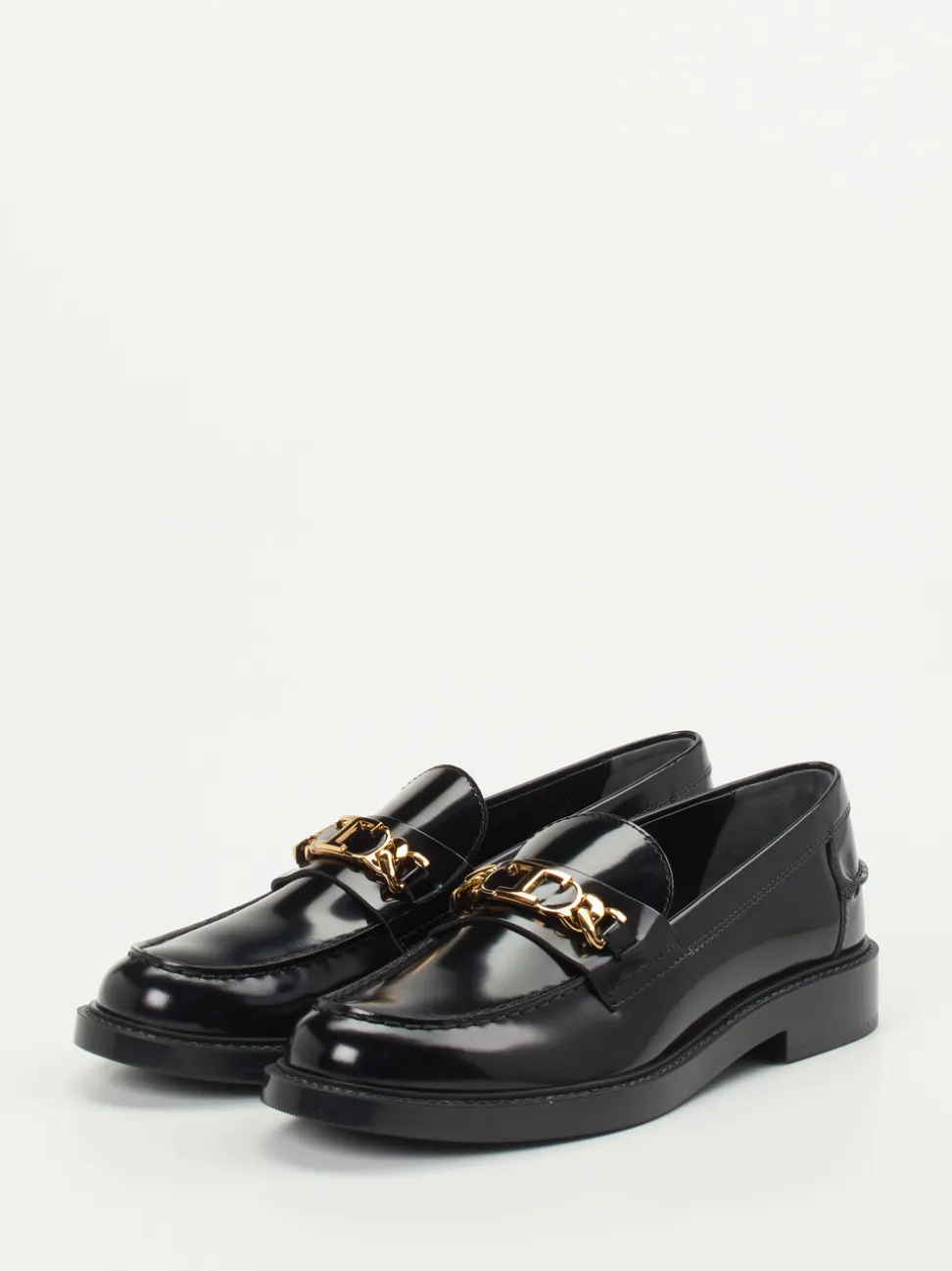 Tod's – Loafer aus Hochglanzleder Schwarz