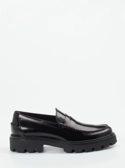 Tod's – Loafer aus Hochglanzleder Schwarz