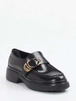 Tod's – Loafer aus Hochglanzleder in Schwarz