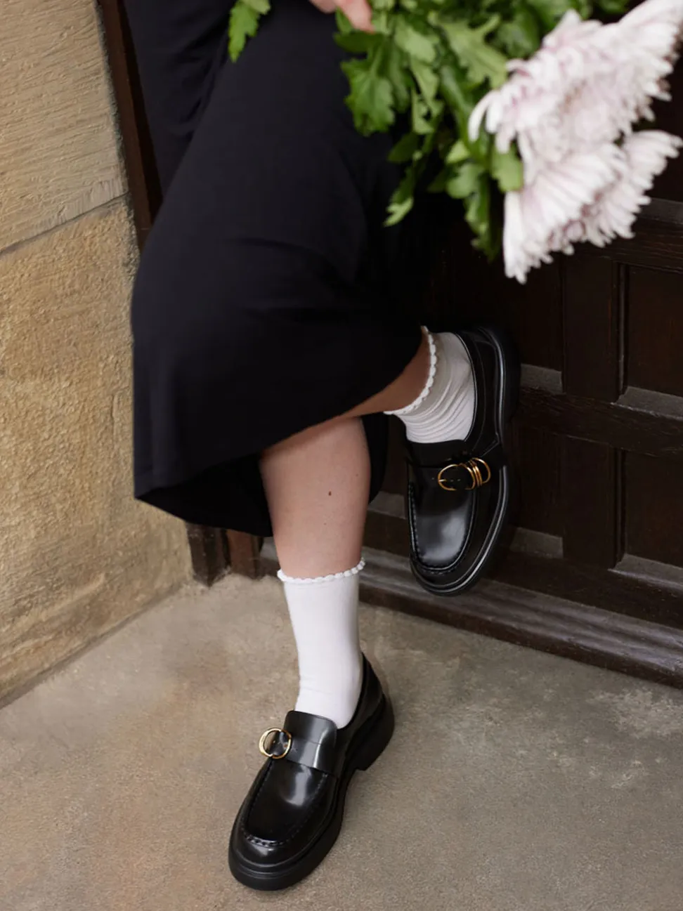 Tod's – Loafer aus Hochglanzleder in Schwarz